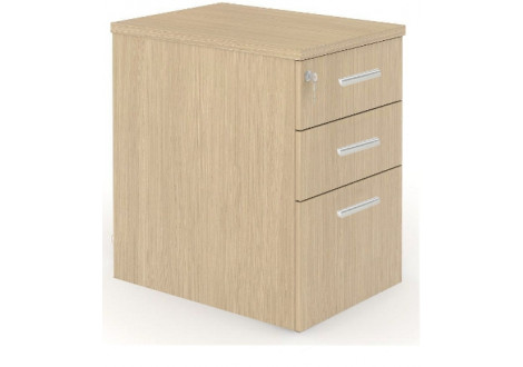 Caisson PURE 3 tiroirs chêne clair