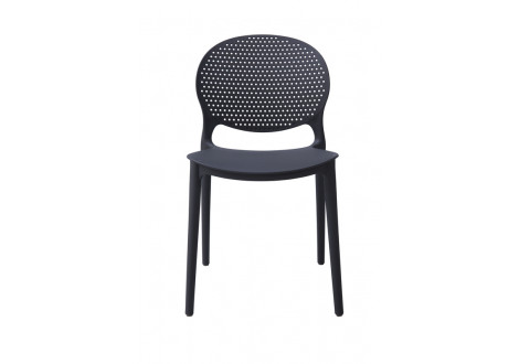 Chaise DOTS noire