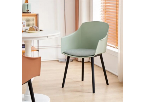 Fauteuil TAHIA vert pieds noir