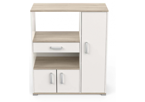 Rangement Thyme 3 portes 1 tiroir 2 niches