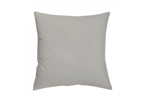 TAIE OREILLER 50x70cm COTON BIO - coloris cendre