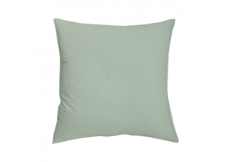 TAIE OREILLER 63x63cm COTON BIO - coloris vert amande