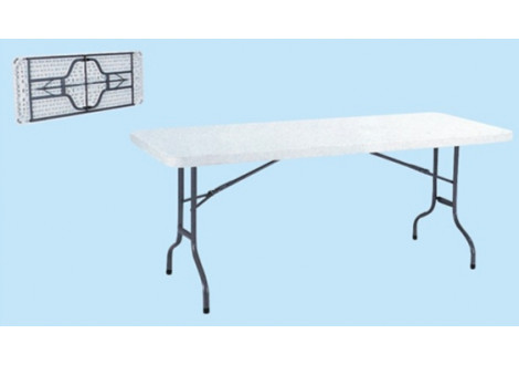 Table TT180 HDPE blanc