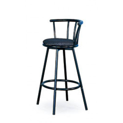 Tabouret ALBA noir Le Lot de 2 !!!