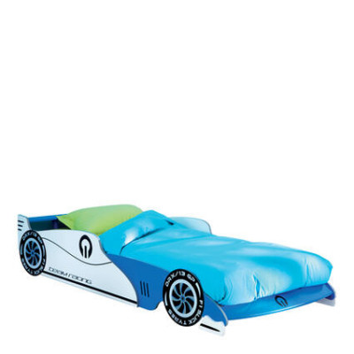 Lit voiture GRAND PRIX bleu extensible