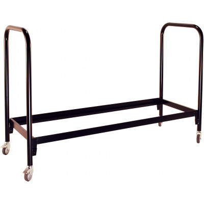 Chariot de stockage pour chaises pliantes noir