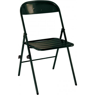chaise pliante 1202 epoxy noir