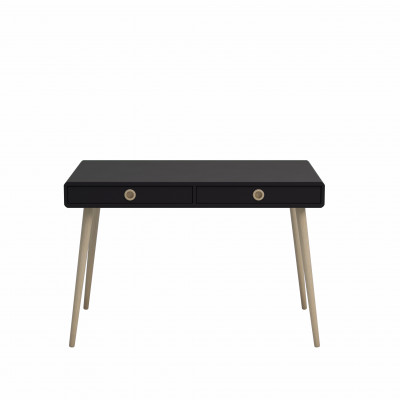 Bureau SOFTLINE 2 tiroirs noir