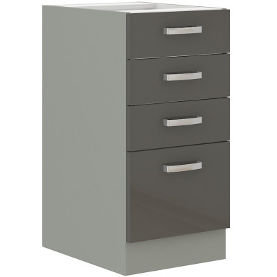 GREY bas 40 4 tiroirs - meuble N°6 