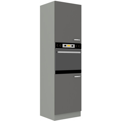 GREY colonne 60 2 portes + emplacement four - Meuble 10
