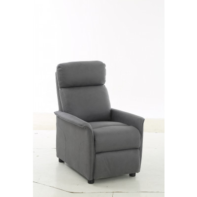 Fauteuil relax Perth gris 'push"