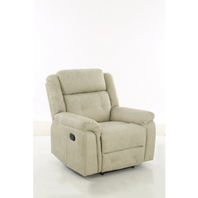 Fauteuil relax MELBOURNE relax tissu beige