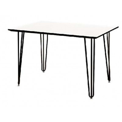 table adèle 160x80 pieds noirs
