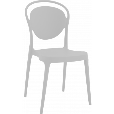 Chaise ALEX plastique blanc