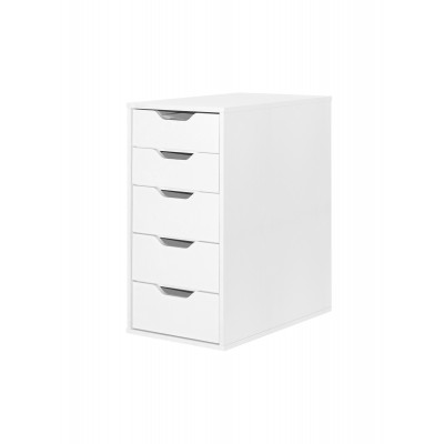 Caisson ALIX 5 tiroirs blanc