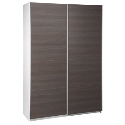 Armoire DELIA anthracite 2 portes coulissantes