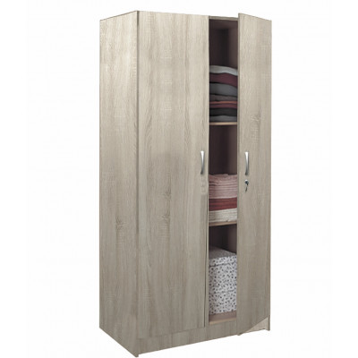 Armoire LILAS 2 portes chêne safari