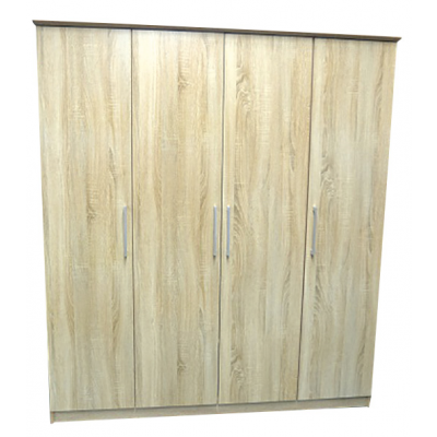 Armoire Maxi 4 portes chêne clair