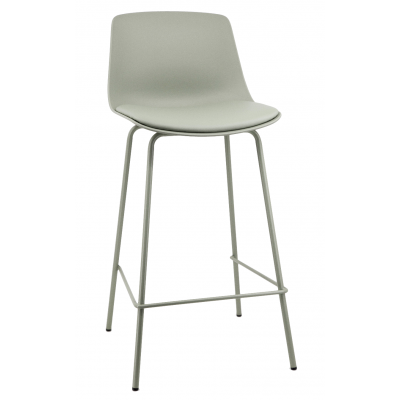Tabouret Audrey vert amande PU