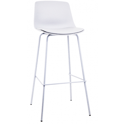 Tabouret Audrey Blanc PU