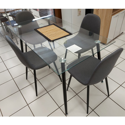 Ensemble table et 4 chaises BELLA