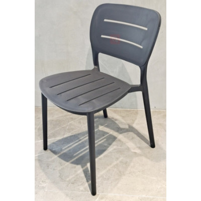 Chaise DONA gris anthracite 