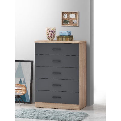 Commode ANEMONE 5 tiroirs 