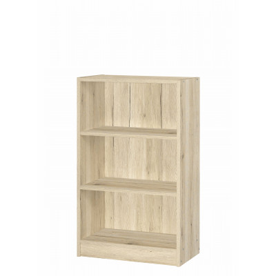 Bibliothèque Noti 2 étagères chêne san remo