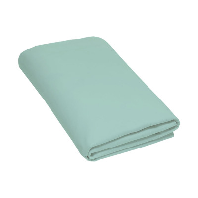 Drap plat 240x300 menthe 100 % COTON