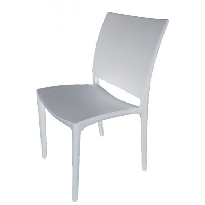 Chaise ELISE polypropylène BLANCHE