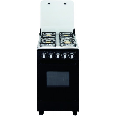 Cuisinière 50x50 4 feux MAGICPOINT tout gaz noir