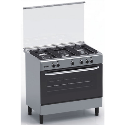 Cuisinière 90x85 5 feux gaz MAGIC POINT GX95 Inox