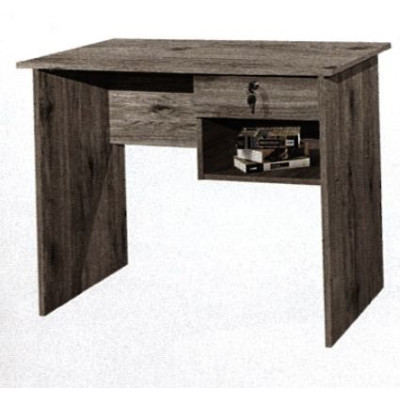 Bureau HAL 1 tiroir décor Wenge