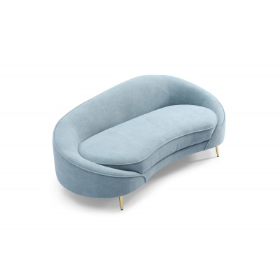 Loveuse JOSEPHINE tissu velours bleu