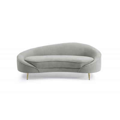 Loveuse JOSEPHINE tissu velours gris