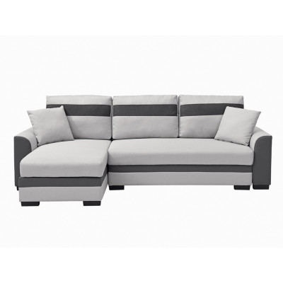 Canapé convertible JULIA gris clair / anthracite