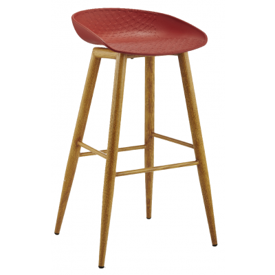 Tabouret LENA bordeaux