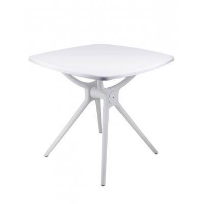 Table LIA CARRE blanche
