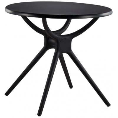Table LIA ronde polypropylène noir
