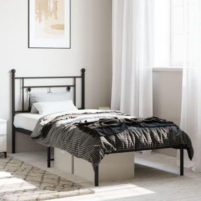 Lit JAZZY 90 métal noir
