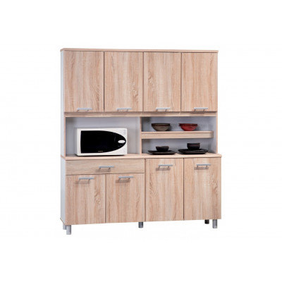 Buffet vaisselier MARINA  chêne été