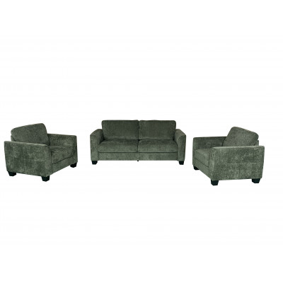 Salon MONTGOMERY vert 3+1+1