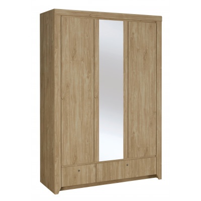 Armoire NAPOLI 4 portes chêne ivoire