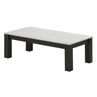 Table basse ORLANDO ébène et chêne rosé