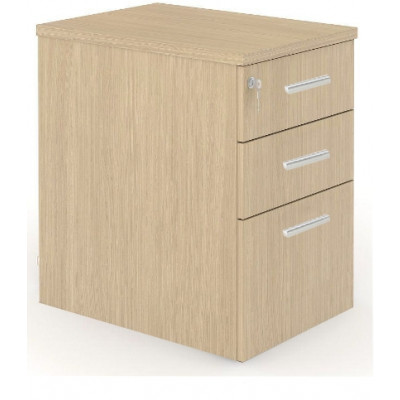 Caisson PURE 3 tiroirs chêne clair