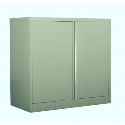 Rangement métal extérieur 2 portes coulissantes coloris Kaki