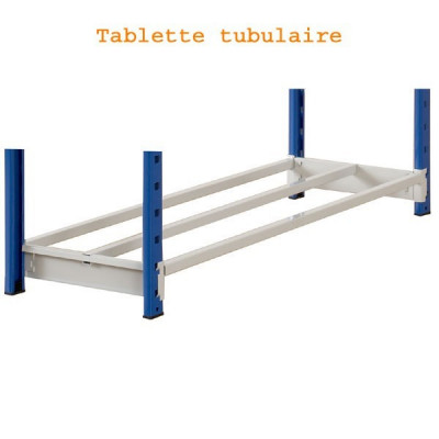 Etagère 100x30 pour système tubulaire