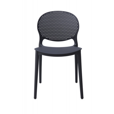 Chaise DOTS noire