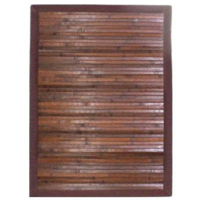 Tapis SOLO chocolat Bambou/teck