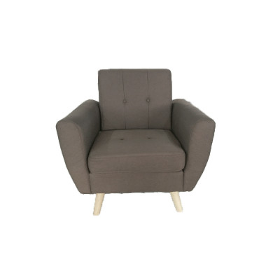 Fauteuil STEEVE tissu GRIS